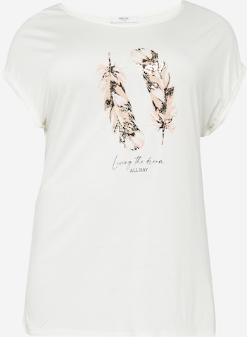 ABOUT YOU Curvy - Camiseta 'Maja' en blanco: frente