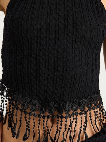 Top in maglia di Bianco Lucci in nero