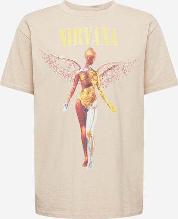 Mister Tee T-Shirt 'In Utero' in Beige: predná strana