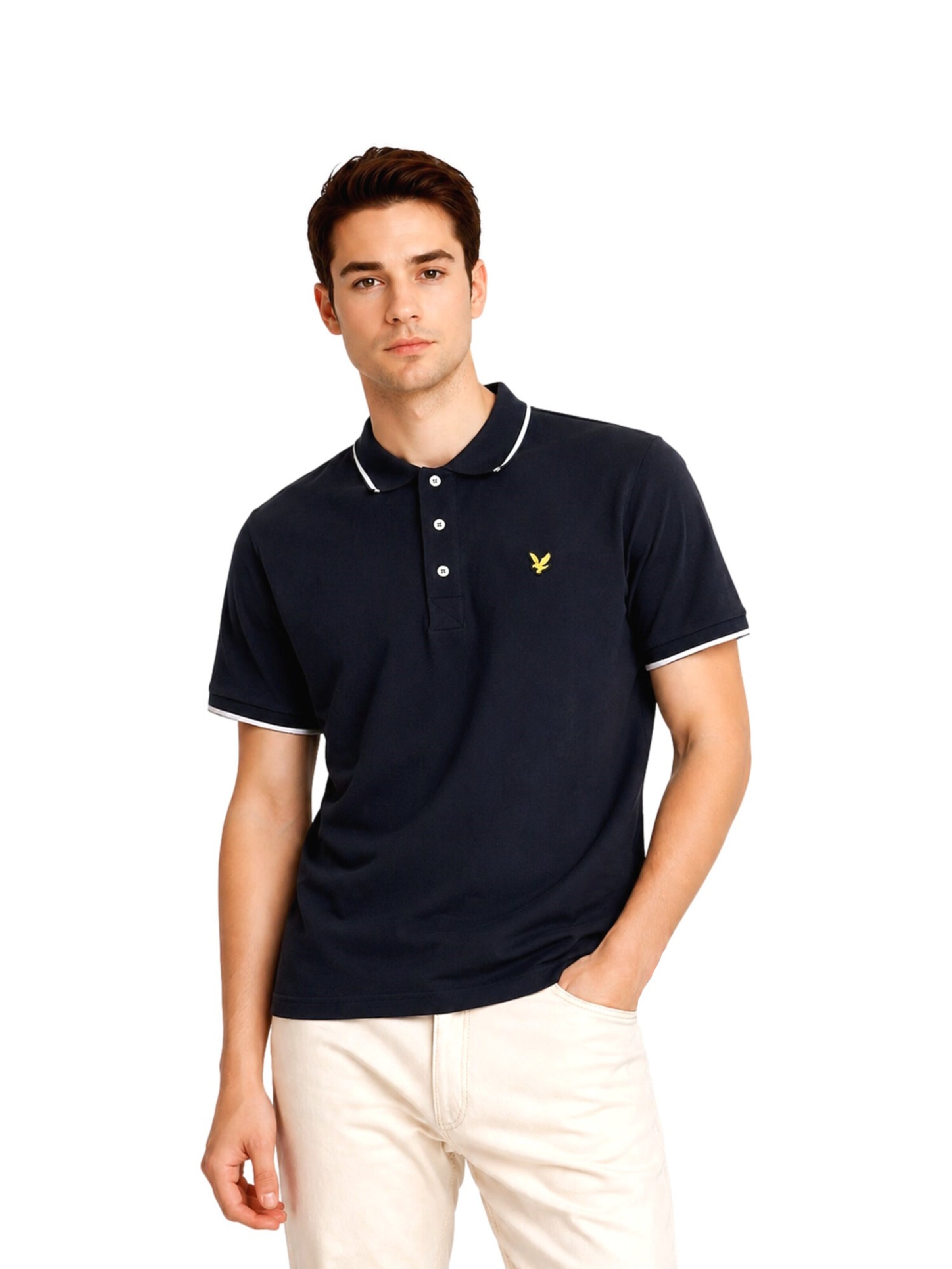 Lyle & Scott Shirt in Blauw: voorkant