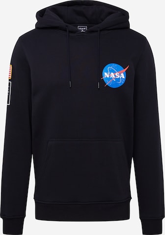 Mister Tee Sweatshirt 'NASA' i svart: framsida