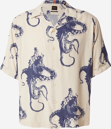 BOSS - Camisa 'Lapisy_M' en beige: frente