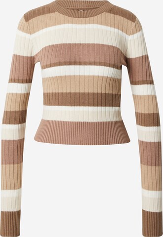 HOLLISTER Sweater 'WEBEX' in Brown: front