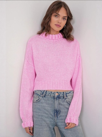 Pullover di MixRay in rosa: frontale