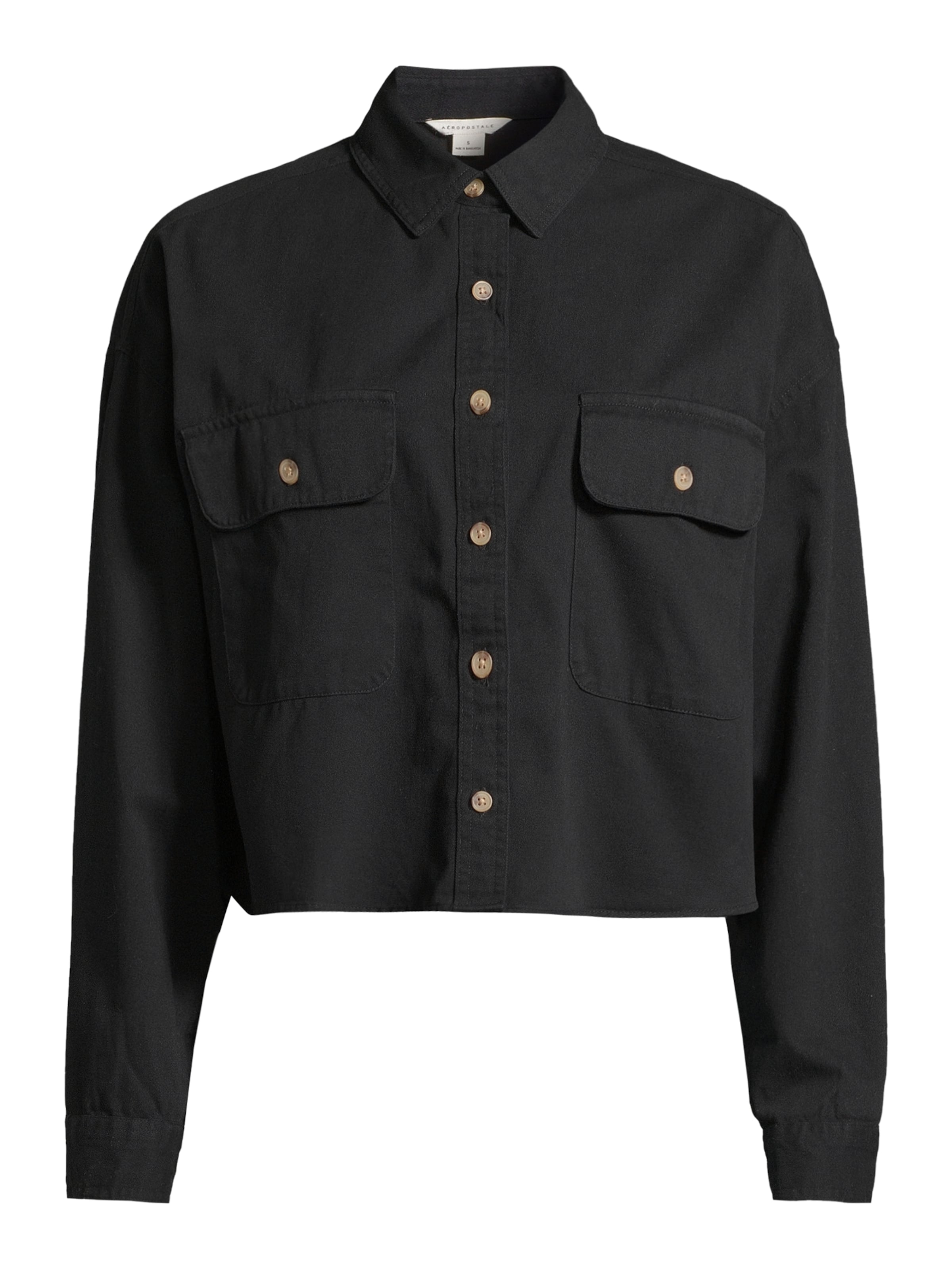 Camicia da donna di AÉROPOSTALE in nero: frontale