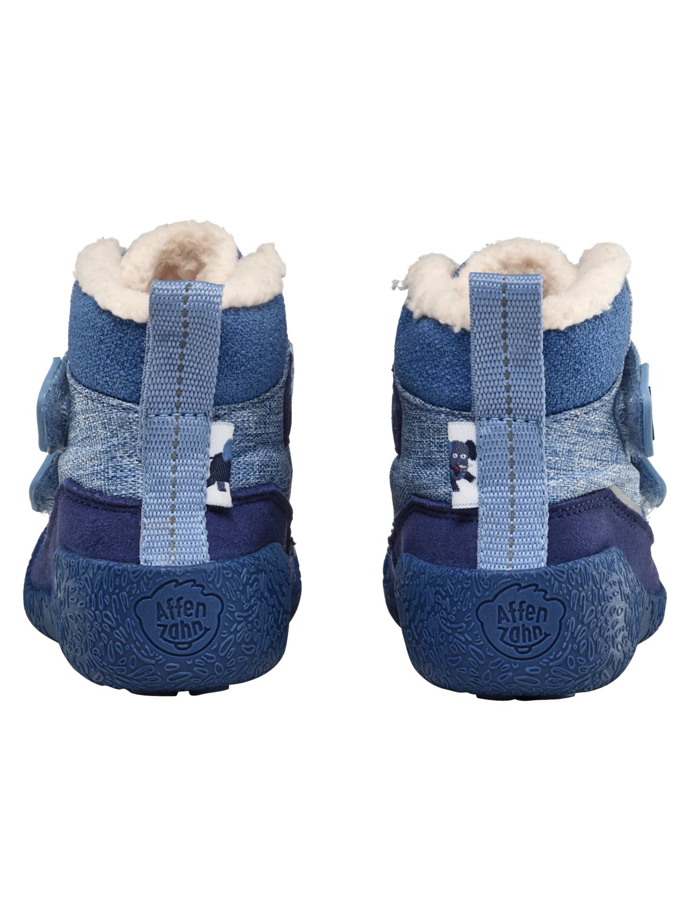 Affenzahn First-Step Shoes 'Snuggy' in Blue