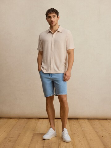 DAN FOX APPAREL Comfort Fit Hemd 'Albert' in Beige