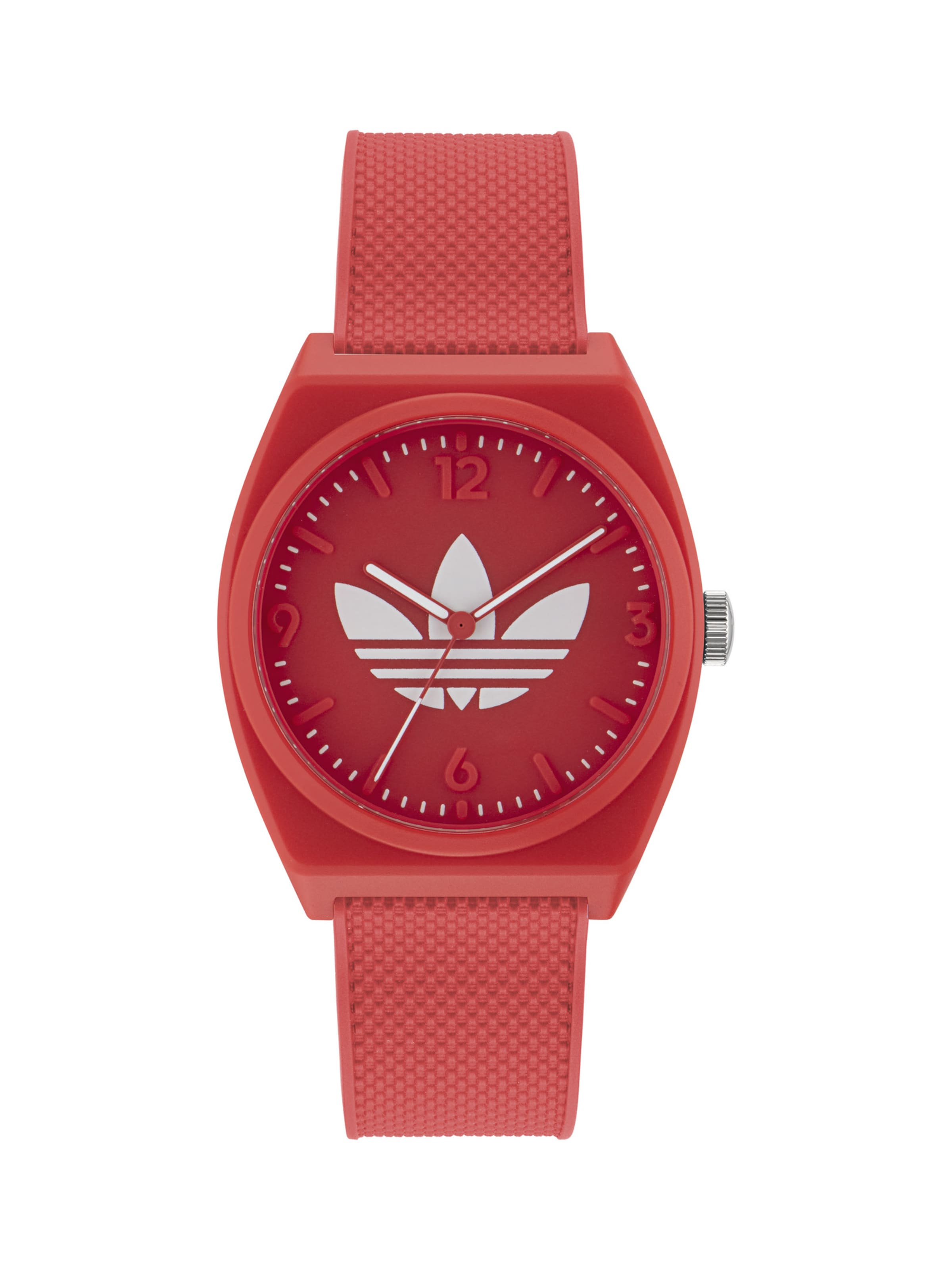 ADIDAS ORIGINALS Analoog horloge PROJECT TWO in Rood ABOUT YOU