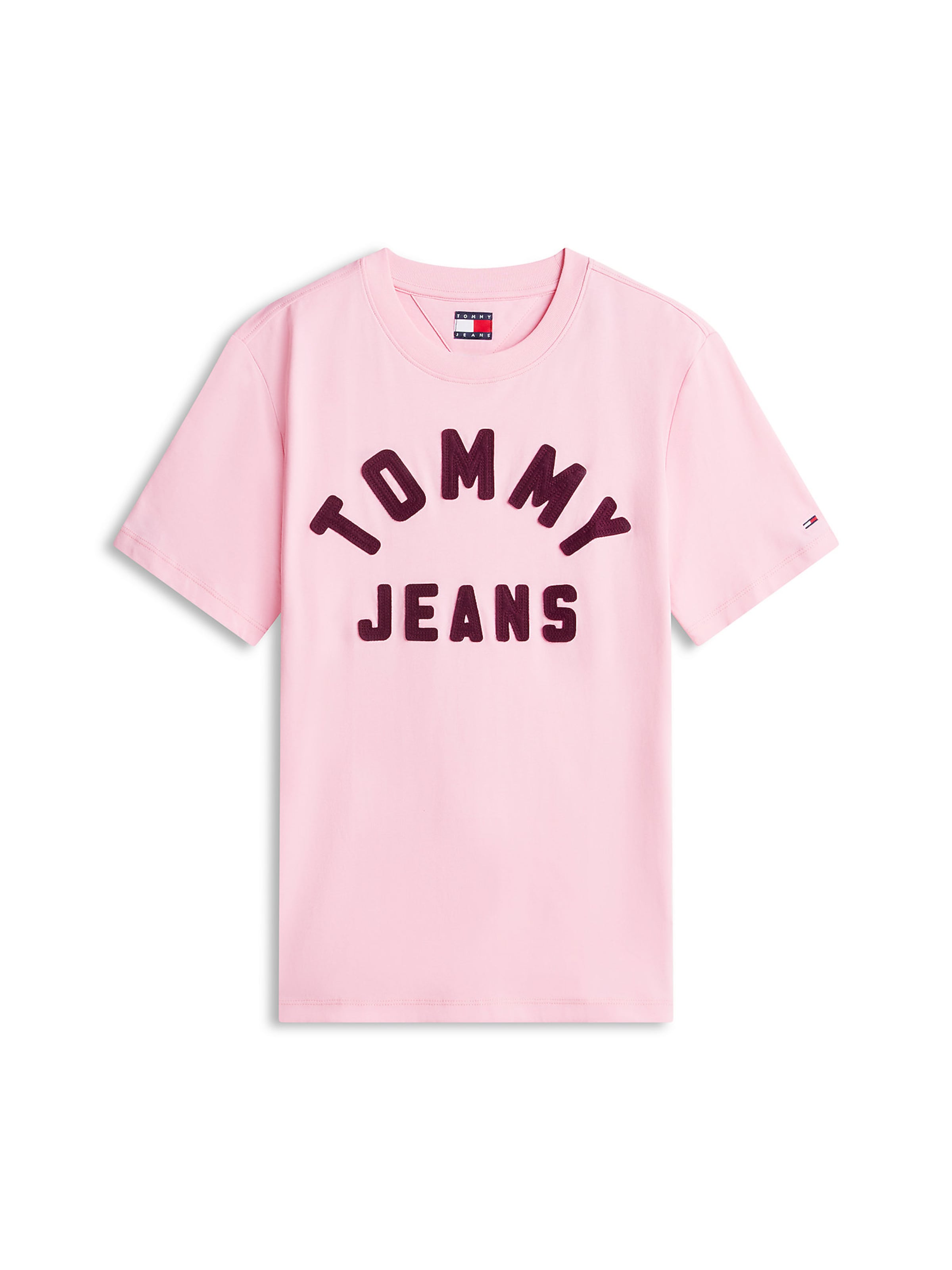 Tommy Jeans Μπλουζάκι σε ροζ: μπροστά