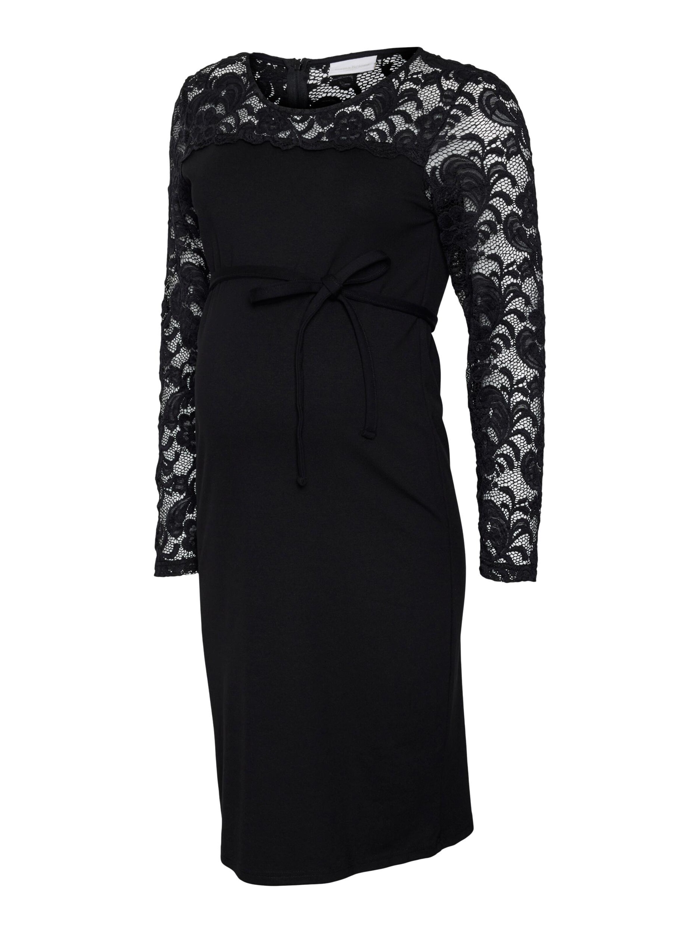 MAMALICIOUS Šaty 'Blakie Mivana' – černá: přední strana