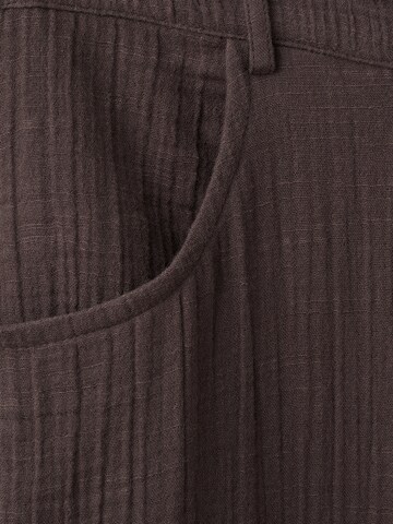 MANGO Loosefit Broek 'CALELLA' in Bruin