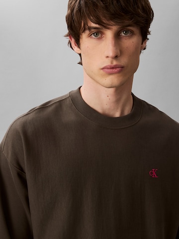 Calvin Klein Jeans Sweatshirt in Brown