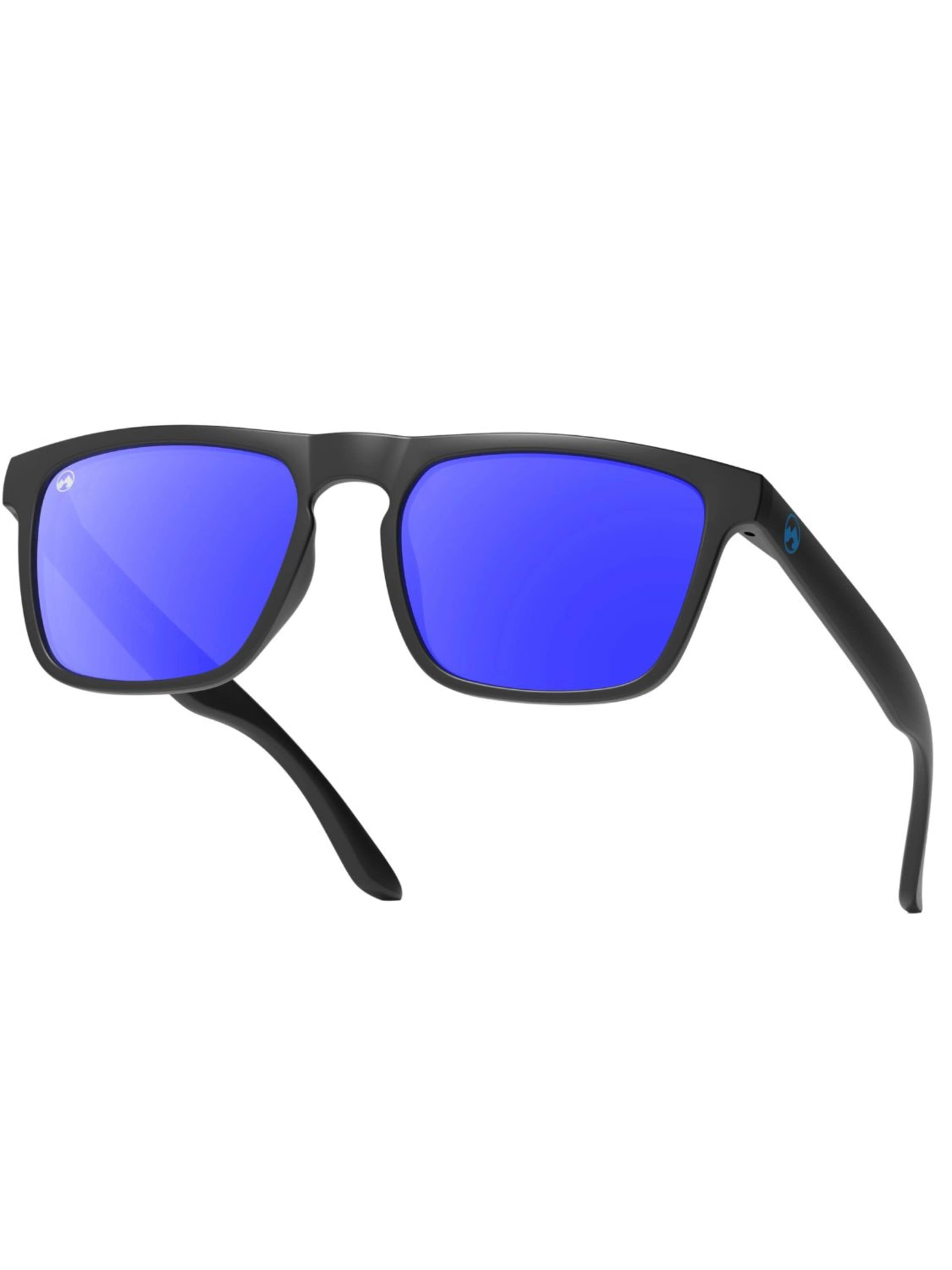 Lunettes de soleil sport 'MowMow Thor Sunglasses - Polarized - Men - Women - Black' Mowmow en bleu : devant