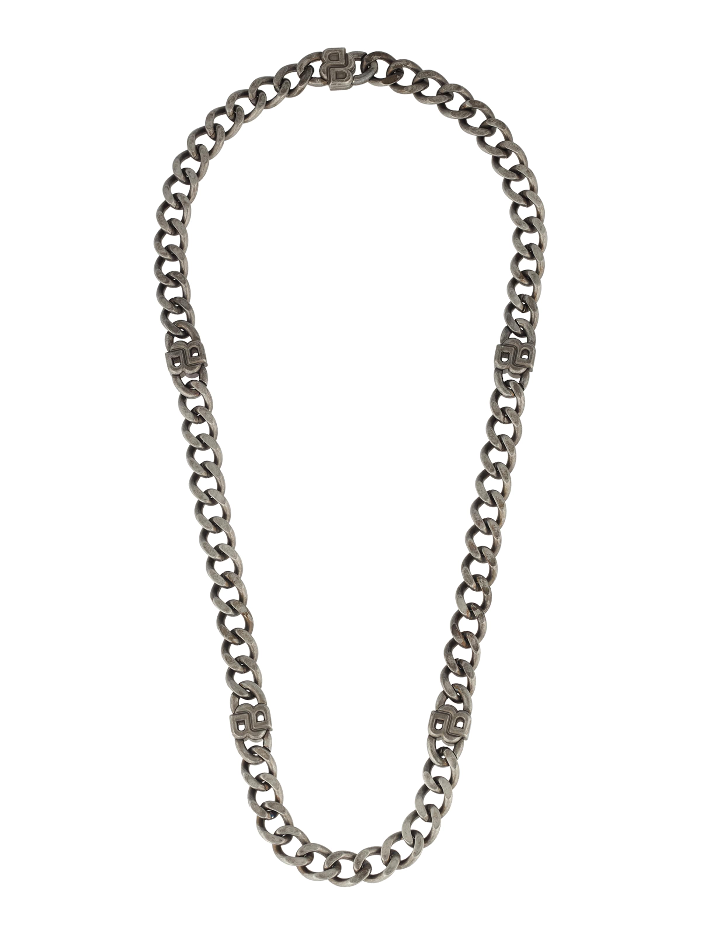 BOSS Verižica 'DOUBLE B ABSOLUTE' | srebrna barva: sprednja stran