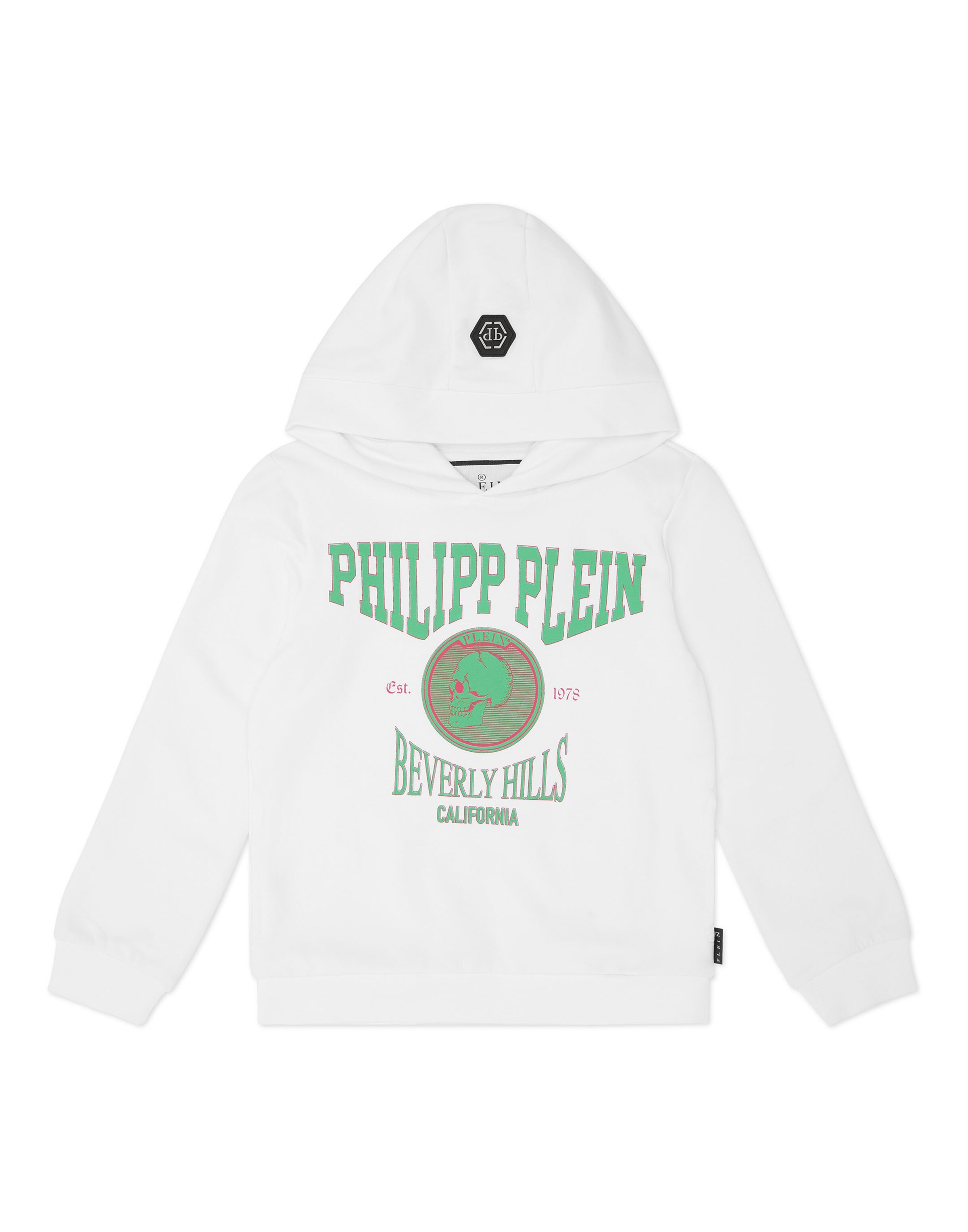Philipp Plein Sweatshirt in Wit: voorkant