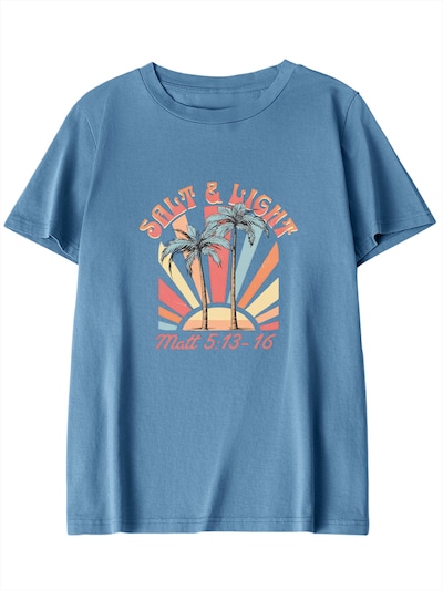 GORHEY Shirt 'Summer Vacation'‌‌‌‌‌‌‌ in XL/Regular in blau, Produktansicht