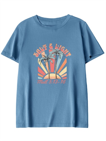 GORHEY Shirt 'Summer Vacation' in Blue: front