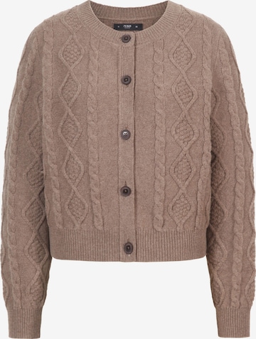 IVKO Woman Strickjacke in Braun: Vorderseite