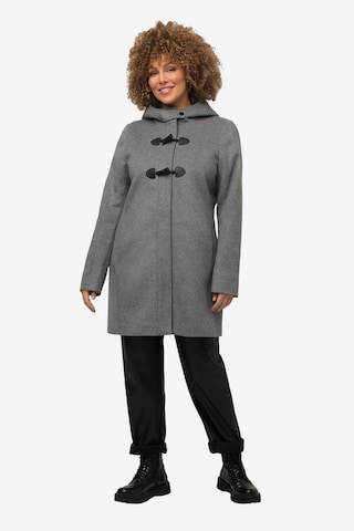 Ulla Popken Between-Seasons Coat in Grey