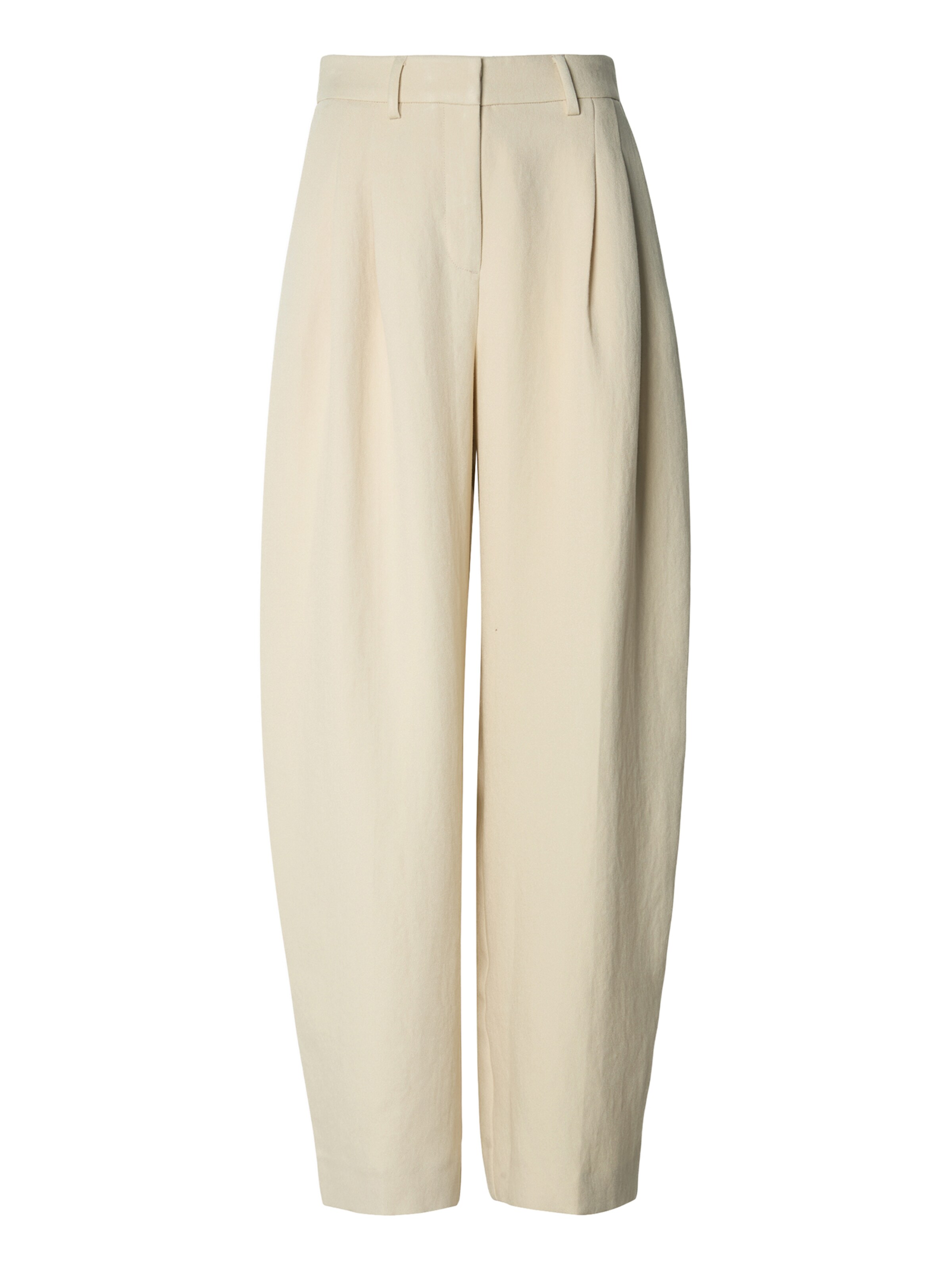 Loosefit Pantaloni con pieghe 'Esteriane' di MSCH COPENHAGEN in beige: frontale