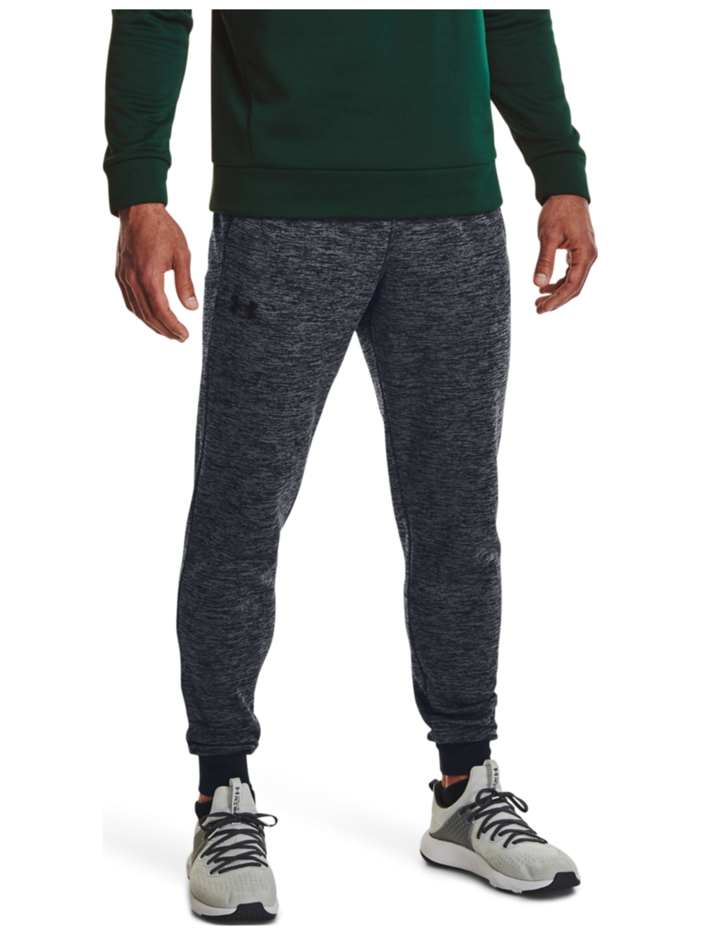 regular Pantaloni sportivi 'Under Armour Fleece Joggers' di UNDER ARMOUR in grigio: frontale