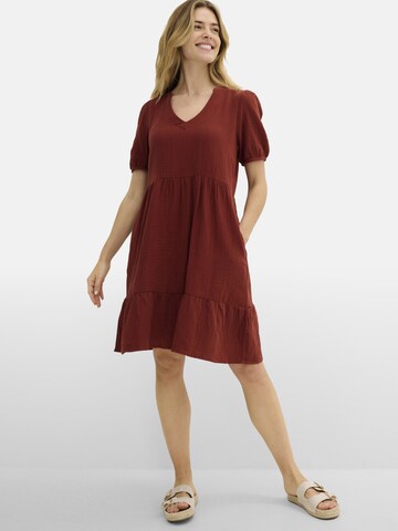 bonprix Kleid in Braun: Vorderseite