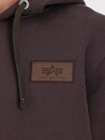 ALPHA INDUSTRIES - Sudadera en marrón