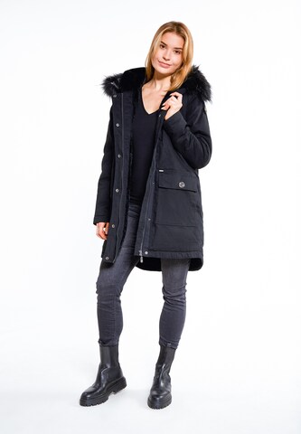 DreiMaster Vintage Winterjacke in Schwarz