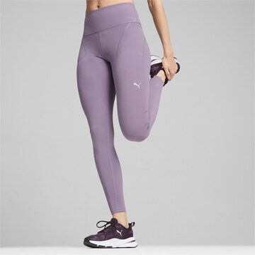 PUMA Kitsas Spordipüksid 'Cloudspun', värv lilla: eest vaates