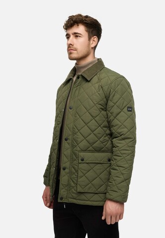 INDICODE JEANS Übergangsjacke 'Drills' in Grün