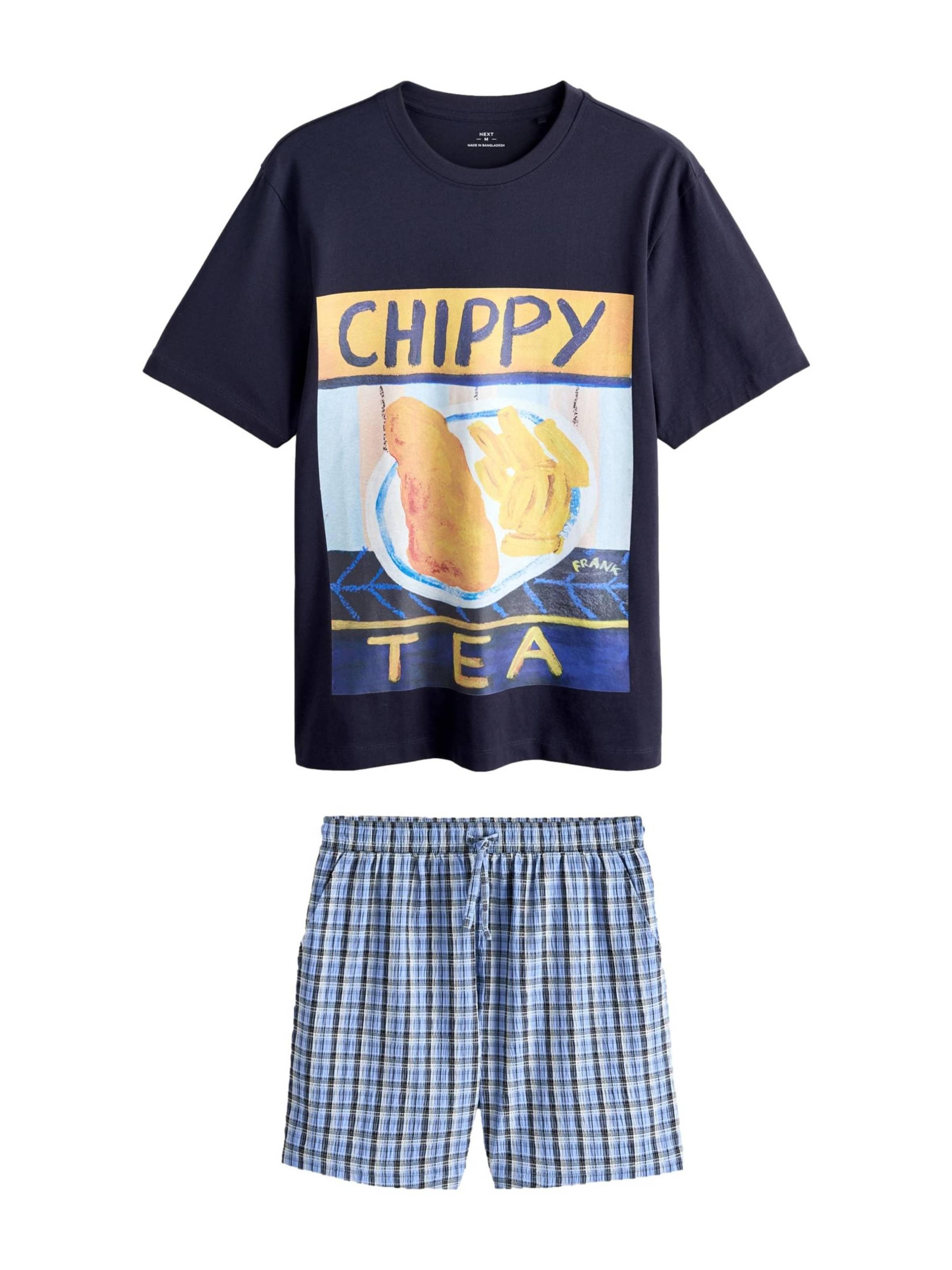 Pigiama corto 'Frankie Thorp' di Next in blu: frontale