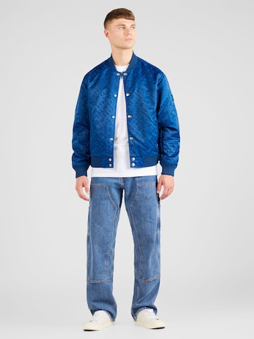TOMMY HILFIGER Prehodna jakna | modra barva