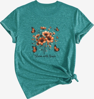 T-shirt GORHEY en bleu : devant