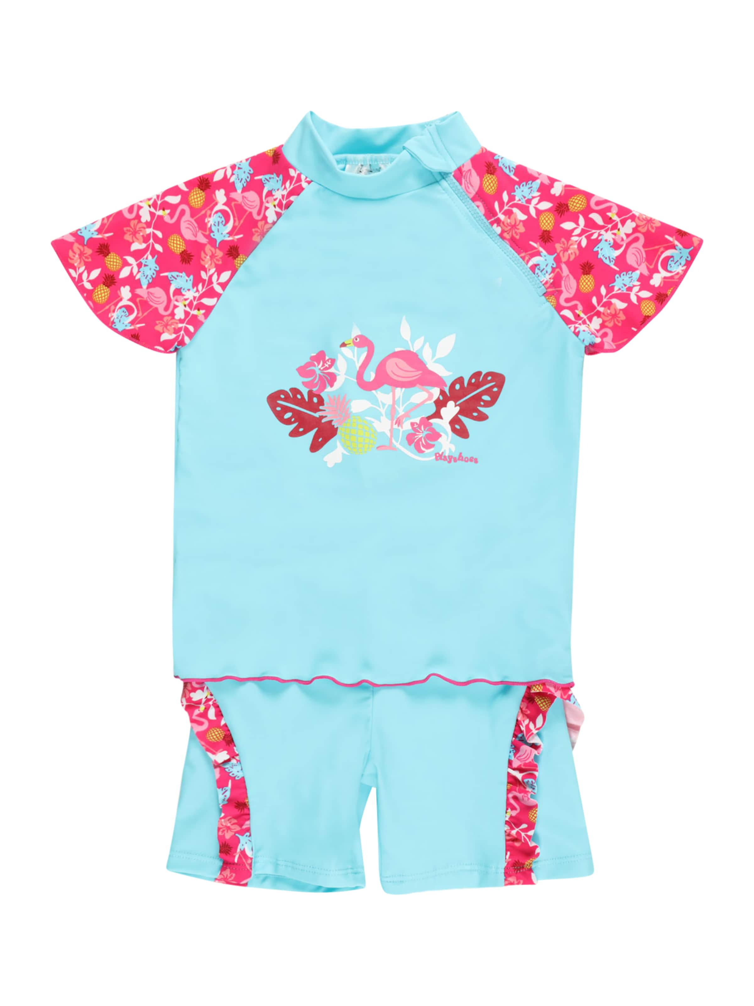 PLAYSHOES Ochrona UV &#x27;Flamingo&#x27; w kolorze niebieski: przód