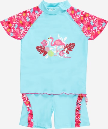 PLAYSHOES UV Protection 'Flamingo' in Blue: front