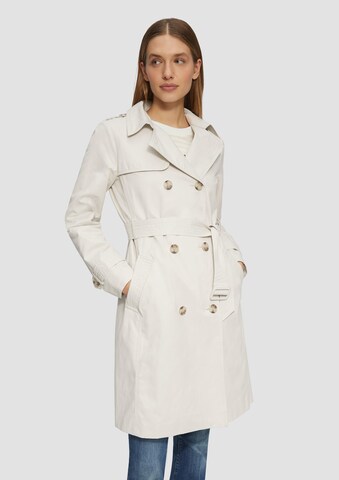 s.Oliver Between-seasons coat in Beige: front
