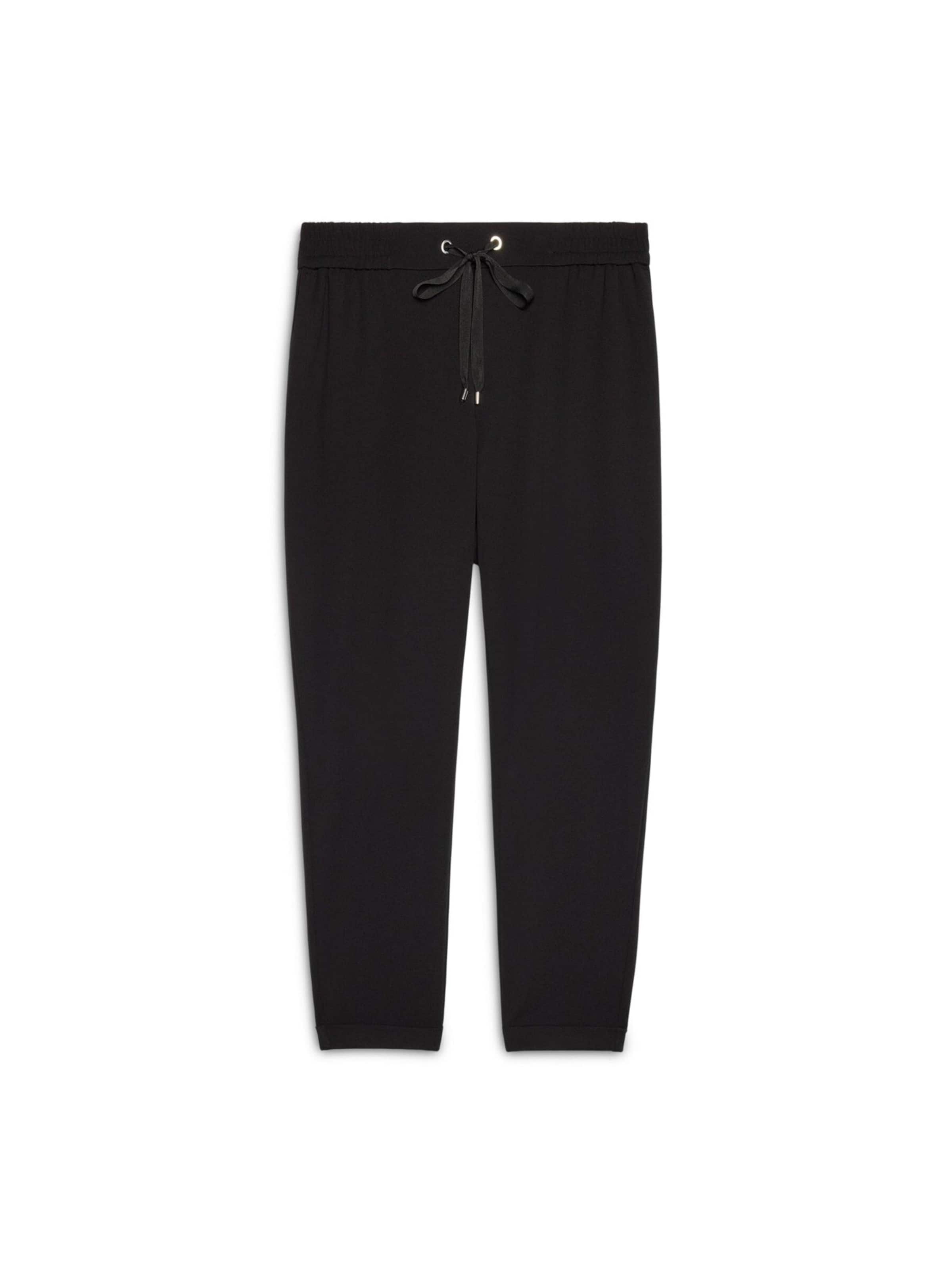 Fiorella Rubino Regular Broek in Zwart: voorkant