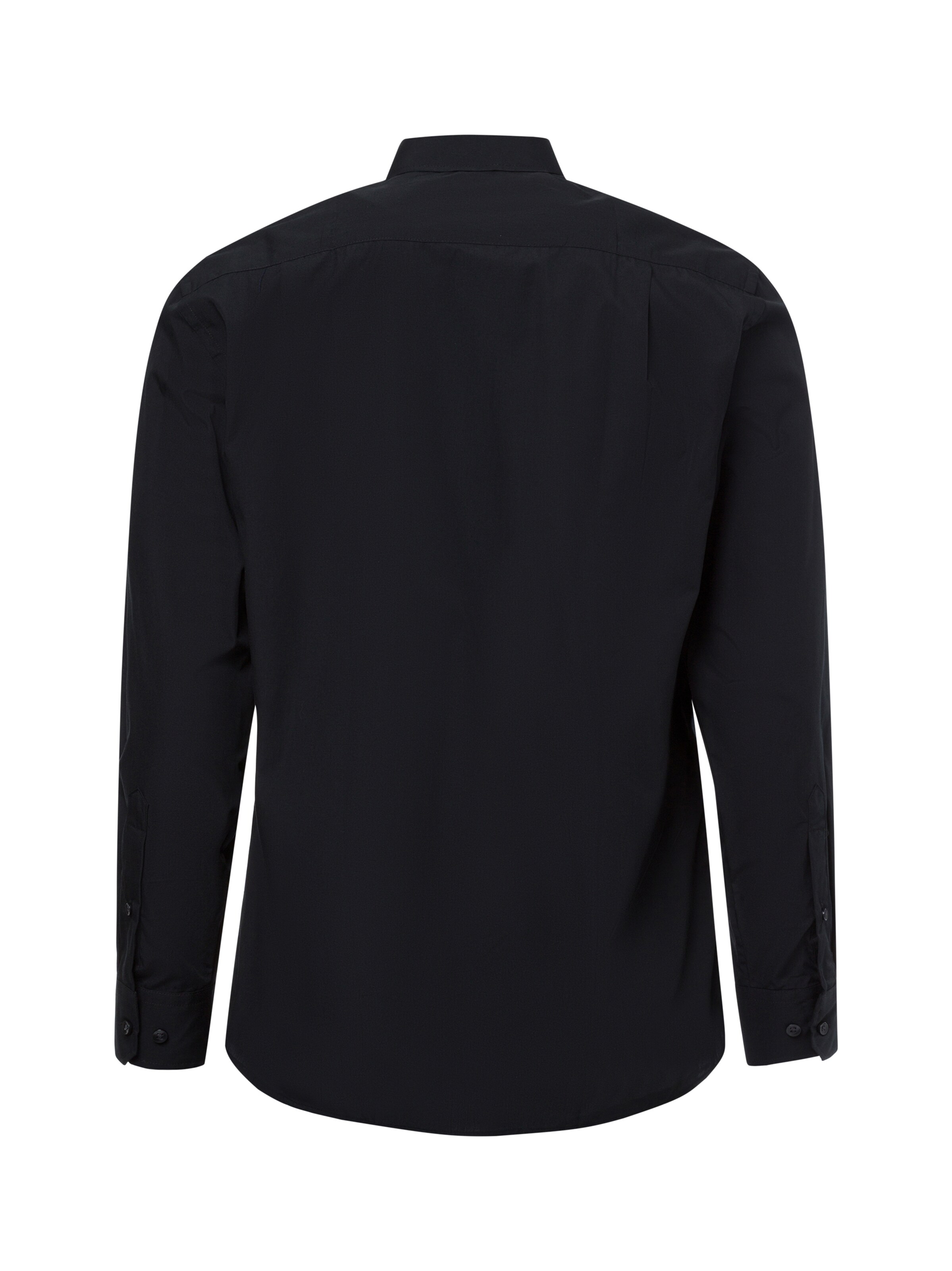 Andrew James Regular Fit Hemd in Schwarz