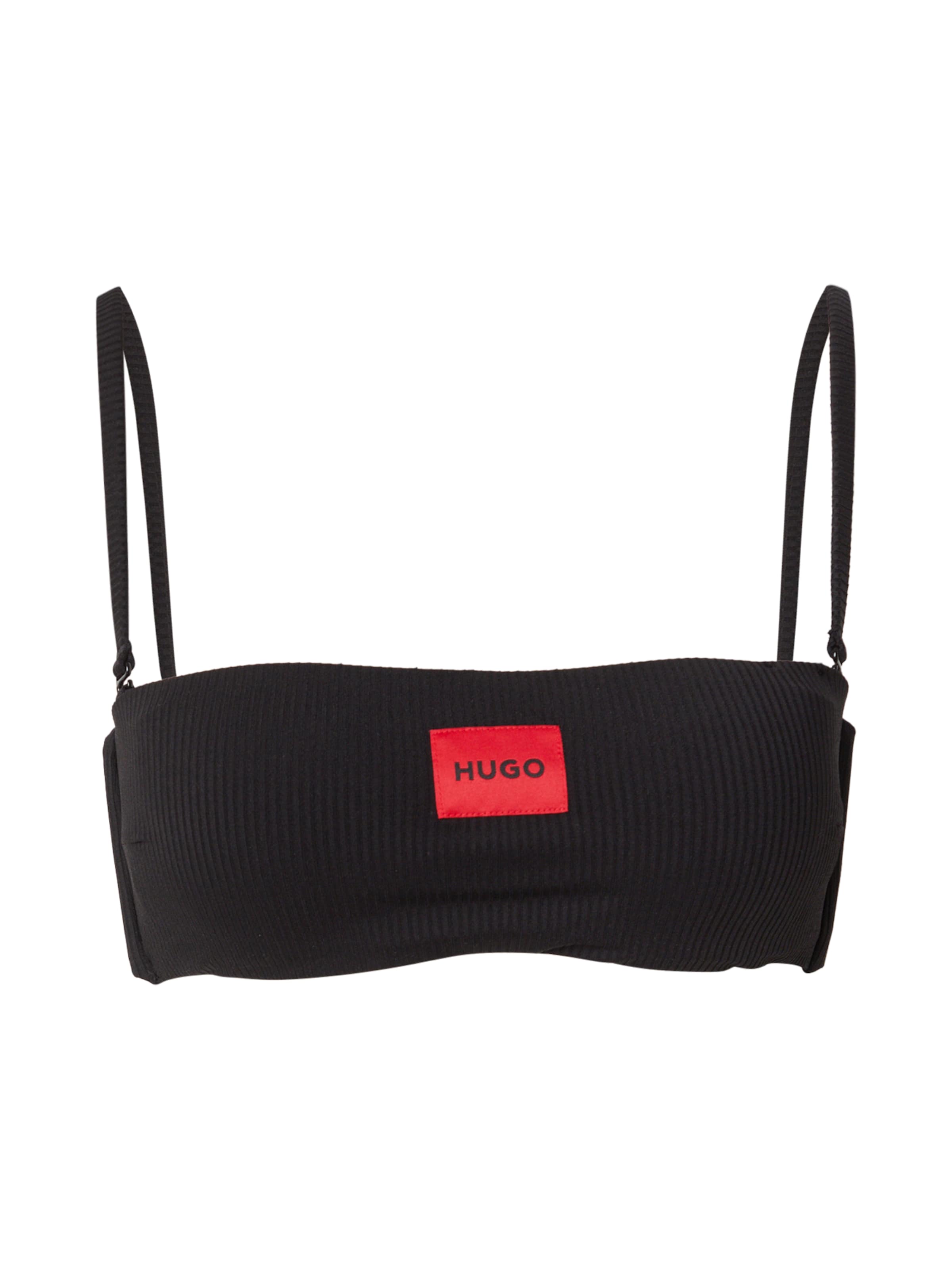 HUGO Balconette Bikiniöverdel i svart: framsida