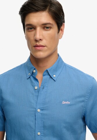 Superdry & Co Comfort Fit Hemd in Blau