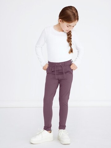 Slimfit Pantaloni 'Nitida' di NAME IT in lilla