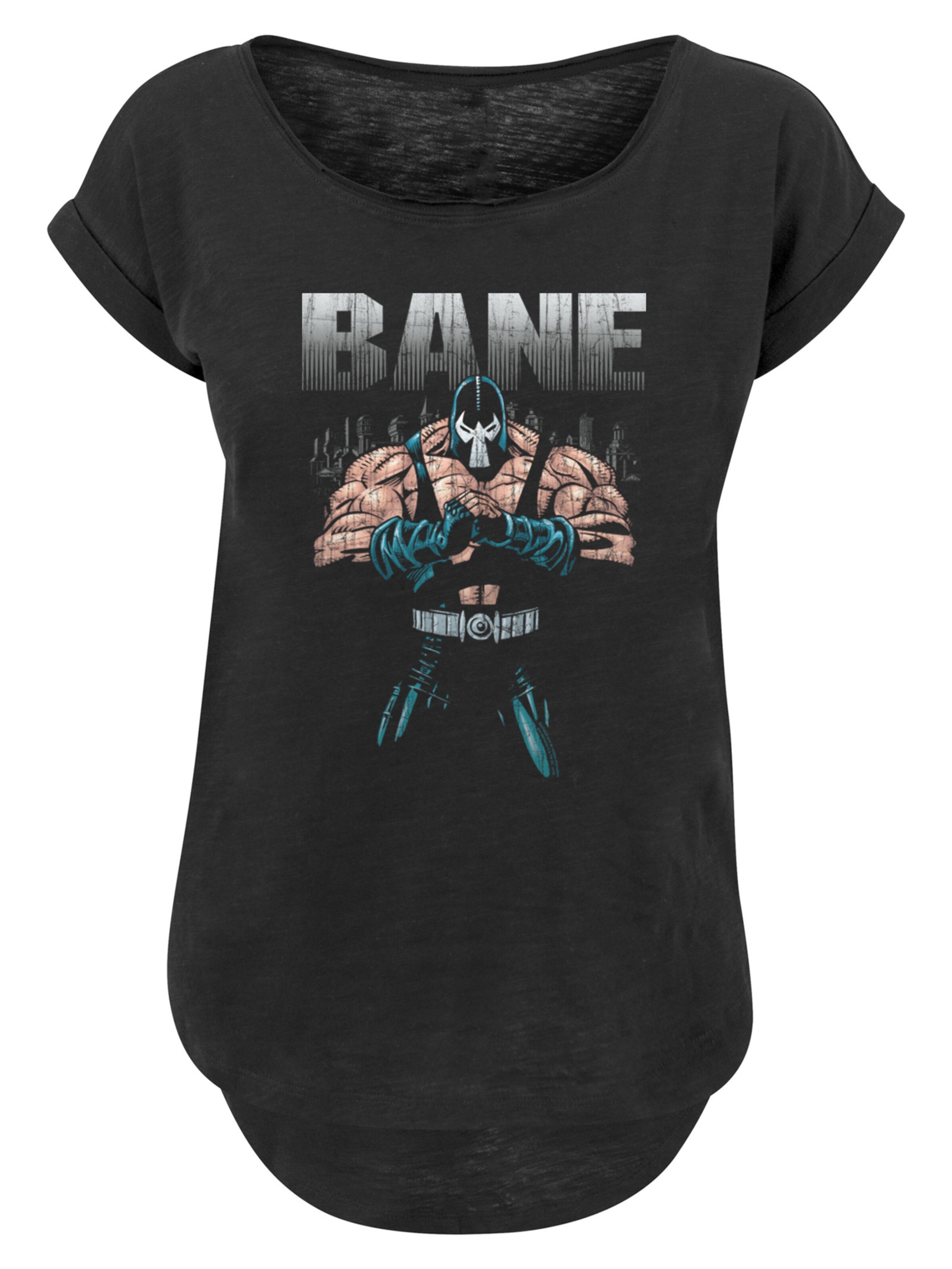 F4NT4STIC Shirt 'DC Comics Batman Bane' in Black: front