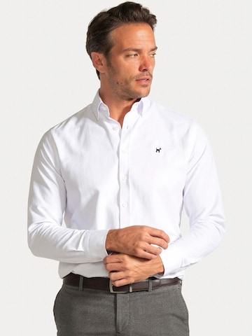 Williot Slim fit Overhemd 'Thiago' in Wit