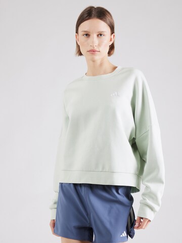 ADIDAS SPORTSWEAR Sport sweatshirt i grön: framsida