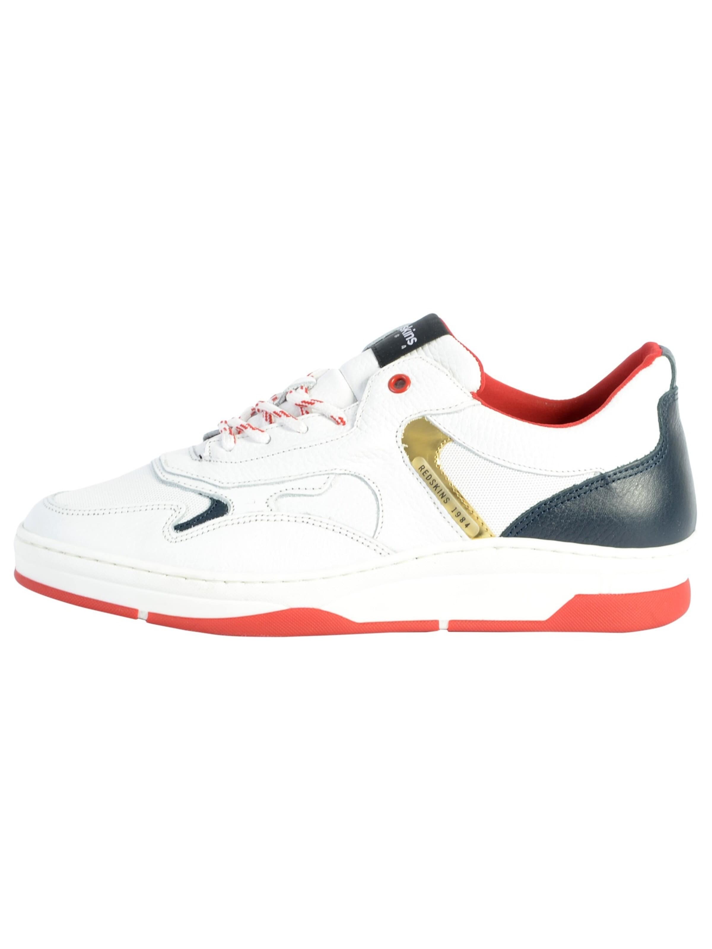 REDSKINS Athletic lace-up shoe in White: front