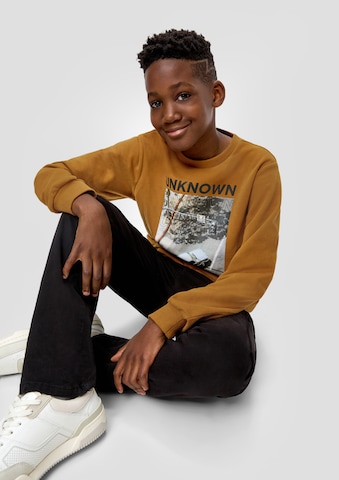 s.Oliver Sweatshirt in Brown