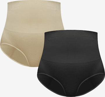 MEETWEE Shapingbroek '2 PACK Plus Size Shaping Slip' in Beige: voorkant