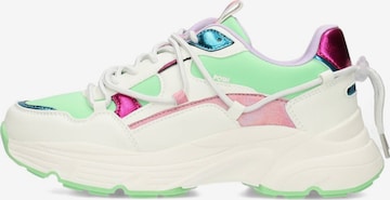 Baskets basses 'Madee' POSH by Poelman en blanc : devant