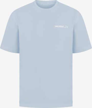 T-Shirt ' Liquid Brail ' Smilodox en bleu : devant