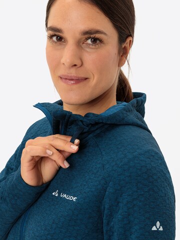 VAUDE Sports sweat jacket 'Skomer' in Blue